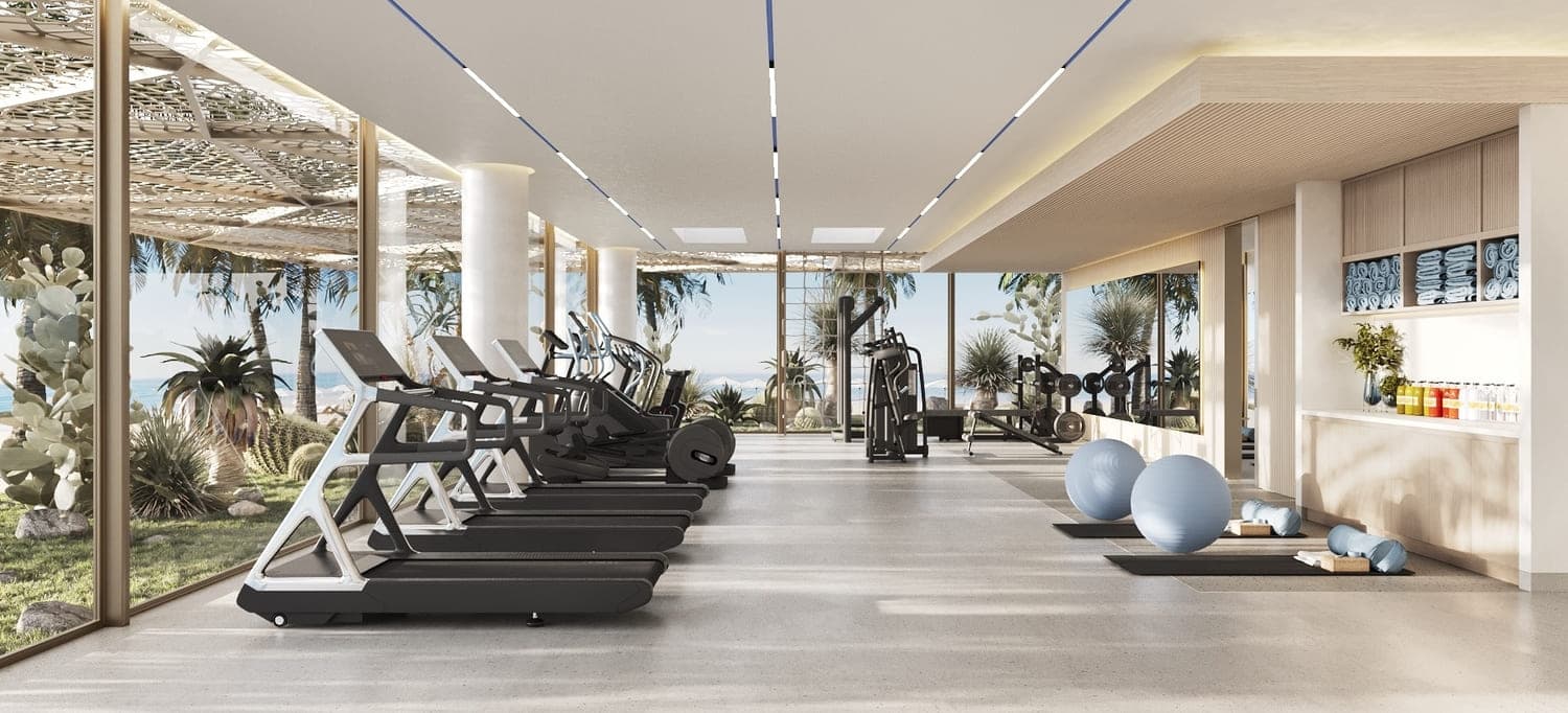 Nikki Beach Residences amenity Gym With Dance And Yoga Studio - Al Marjan Island, Dubai - by ALDAR