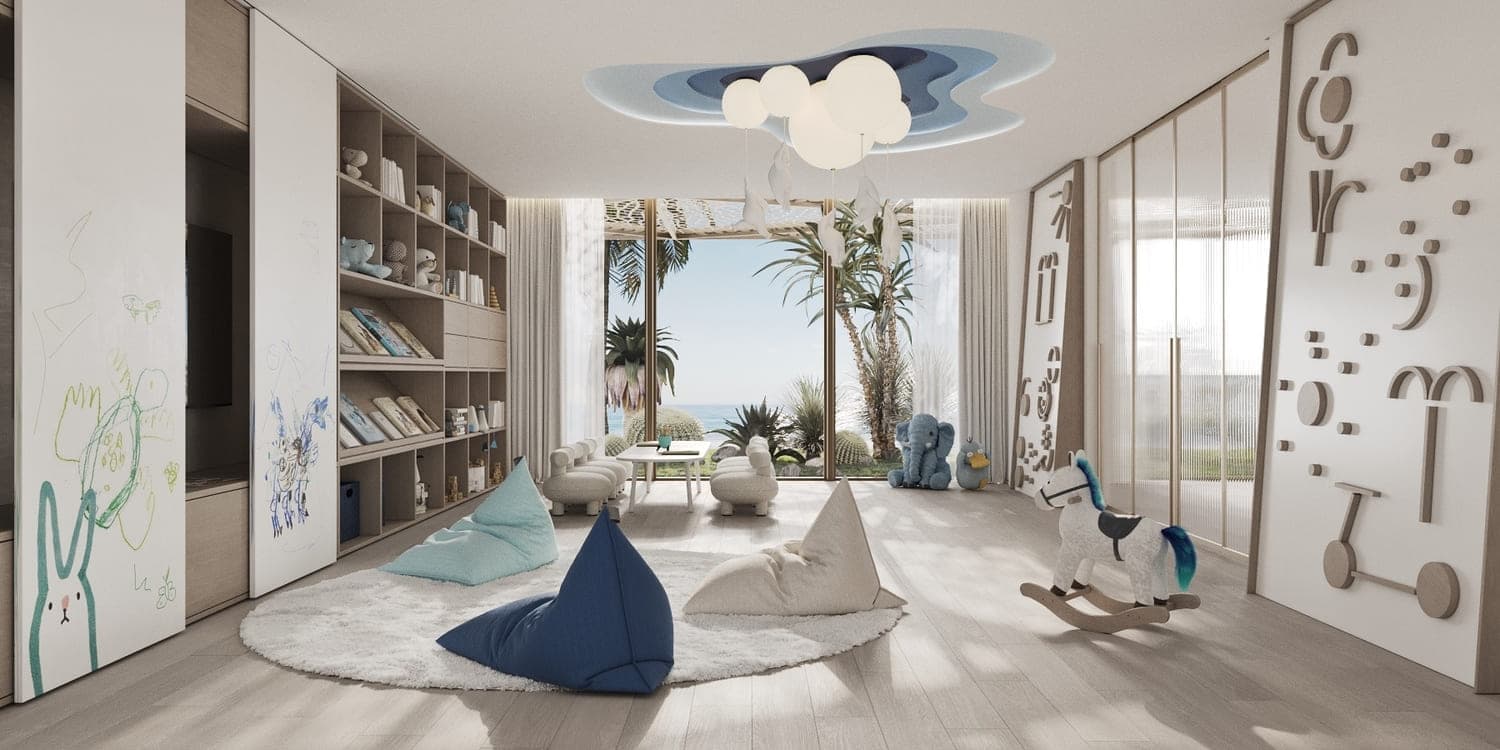 Nikki Beach Residences amenity Outdoor & Indoor Kids Play Area - Al Marjan Island, Dubai - by ALDAR