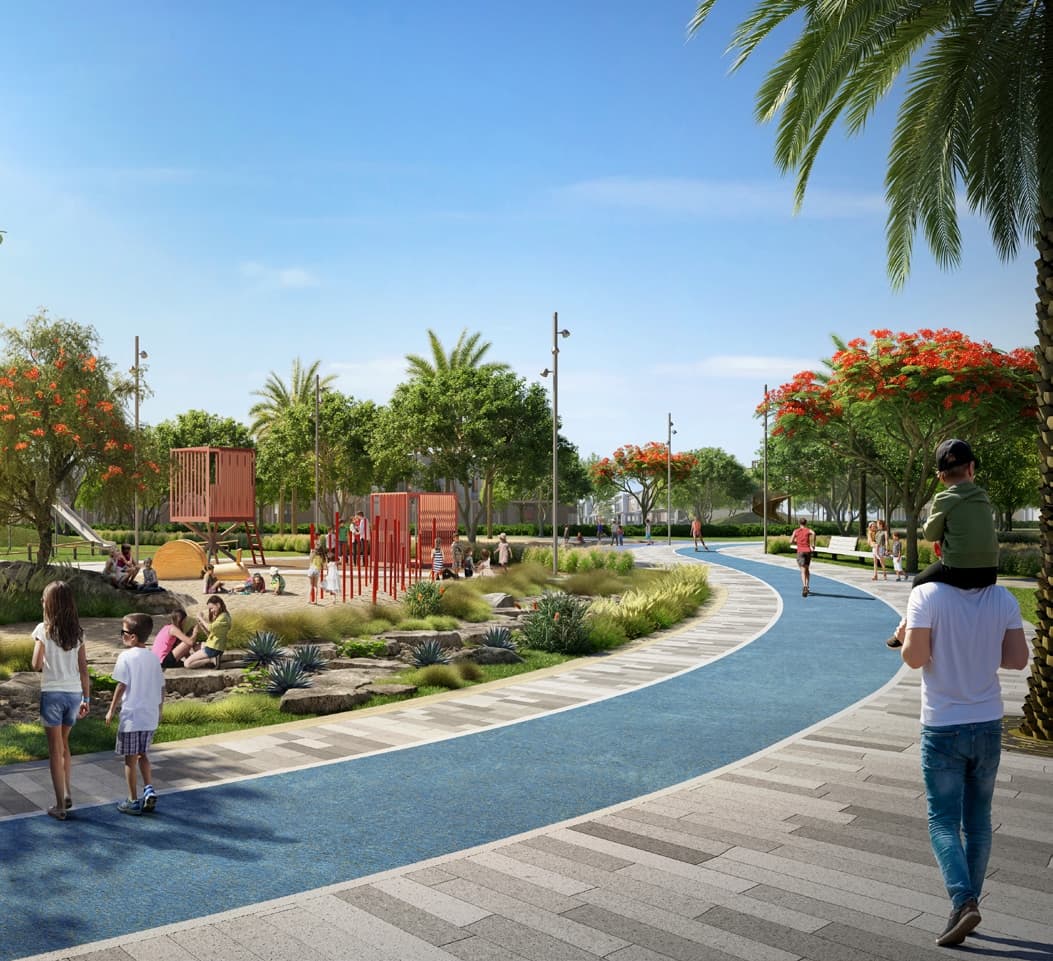 Nima amenity Bicycle & Running Tracks - The Valley, Dubai - by Emaar