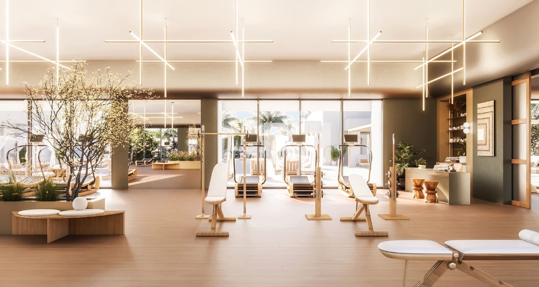 Nima amenity Gym - The Valley, Dubai - by Emaar