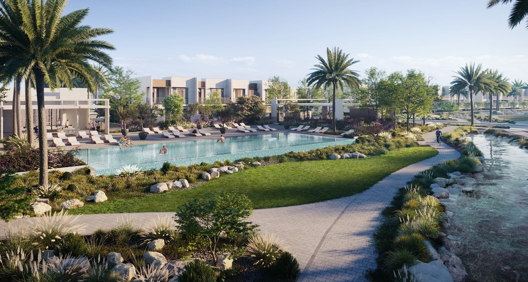 Nima amenity Swimming Pool - The Valley, Dubai - by Emaar