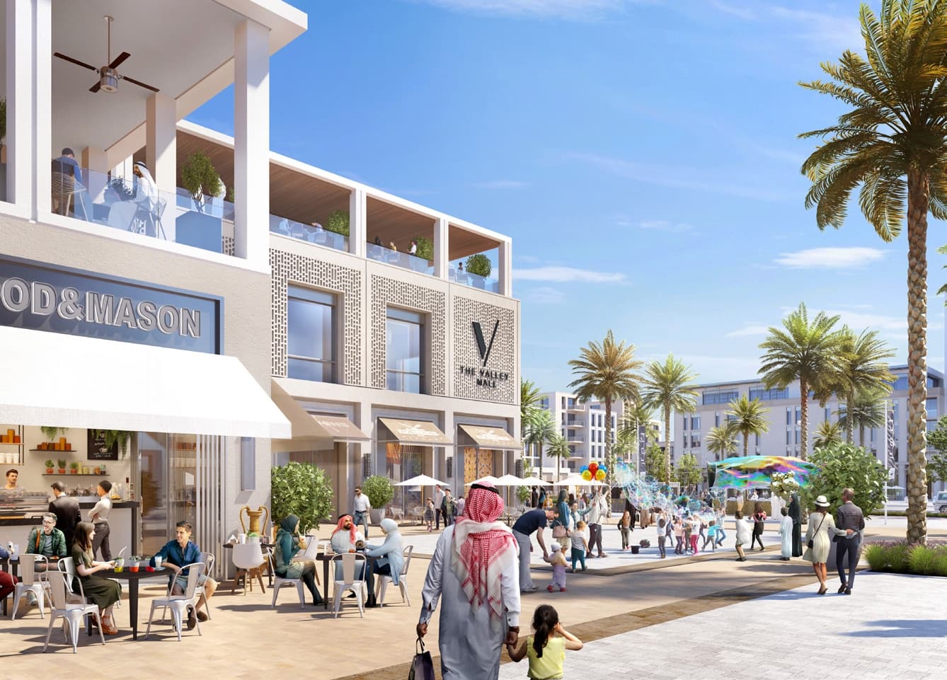Nima amenity Town Center in The Valley, Dubai, by Emaar
