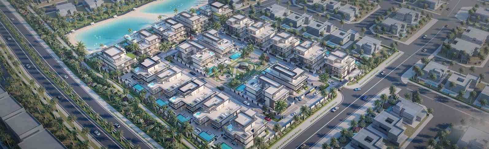 Nineteen Riviera Lagoon exterior view - MBR District 11 (Meydan South), Dubai - by Riviera Group