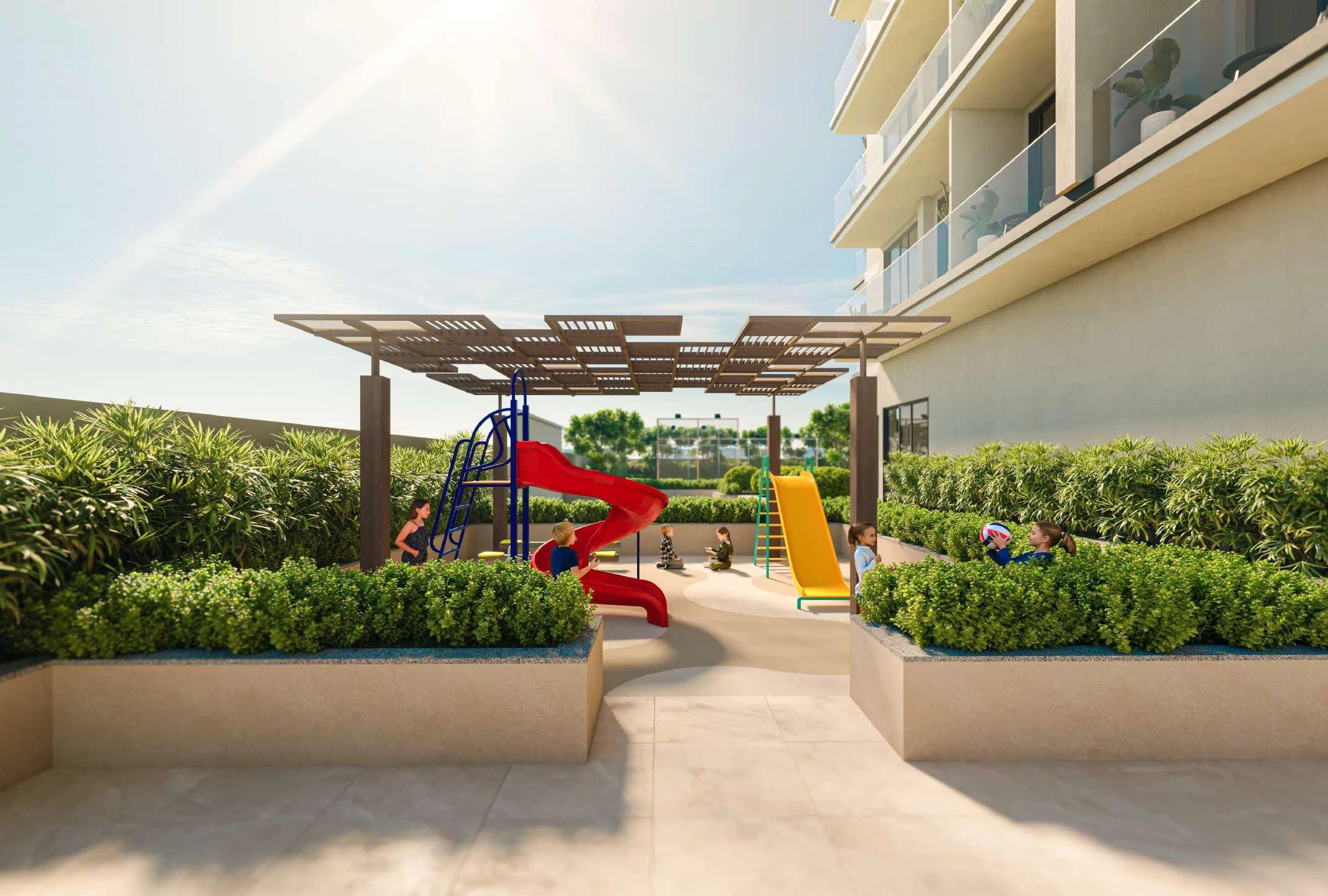 Nirvana Residences 1 amenity Indoor & Outdoor Kids Play Area - Dubai Production City, Dubai - by Meraki Developers