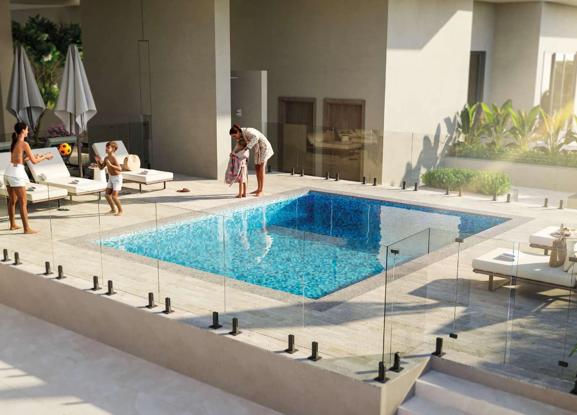 Nirvana Residences 1 amenity Kids Pool in Dubai Production City, Dubai, by Meraki Developers