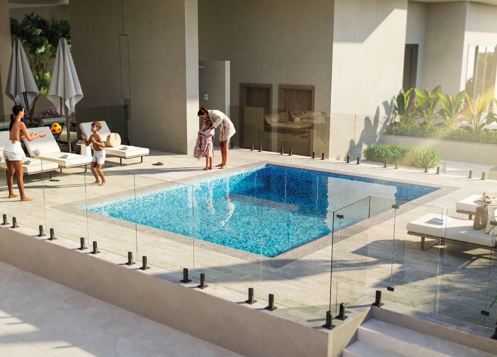 Nirvana Residences 1 amenity Kids Pool - Dubai Production City, Dubai - by Meraki Developers
