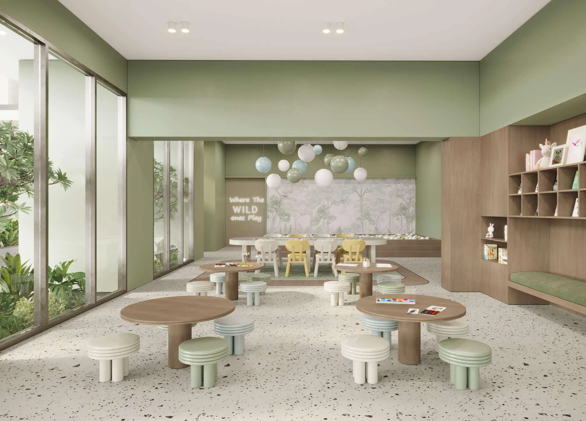Nirvana Residences 1 amenity Parents’ Lounge - Dubai Production City, Dubai - by Meraki Developers