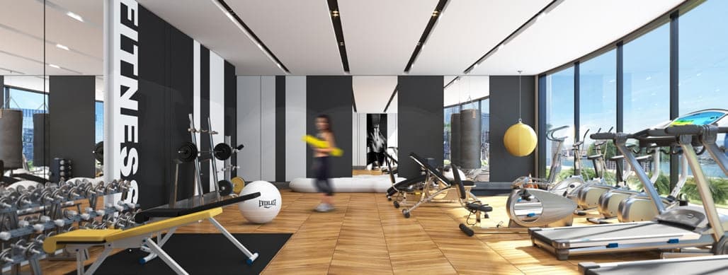Nobles Tower amenity Gym in Business Bay, Dubai, by Tiger Group