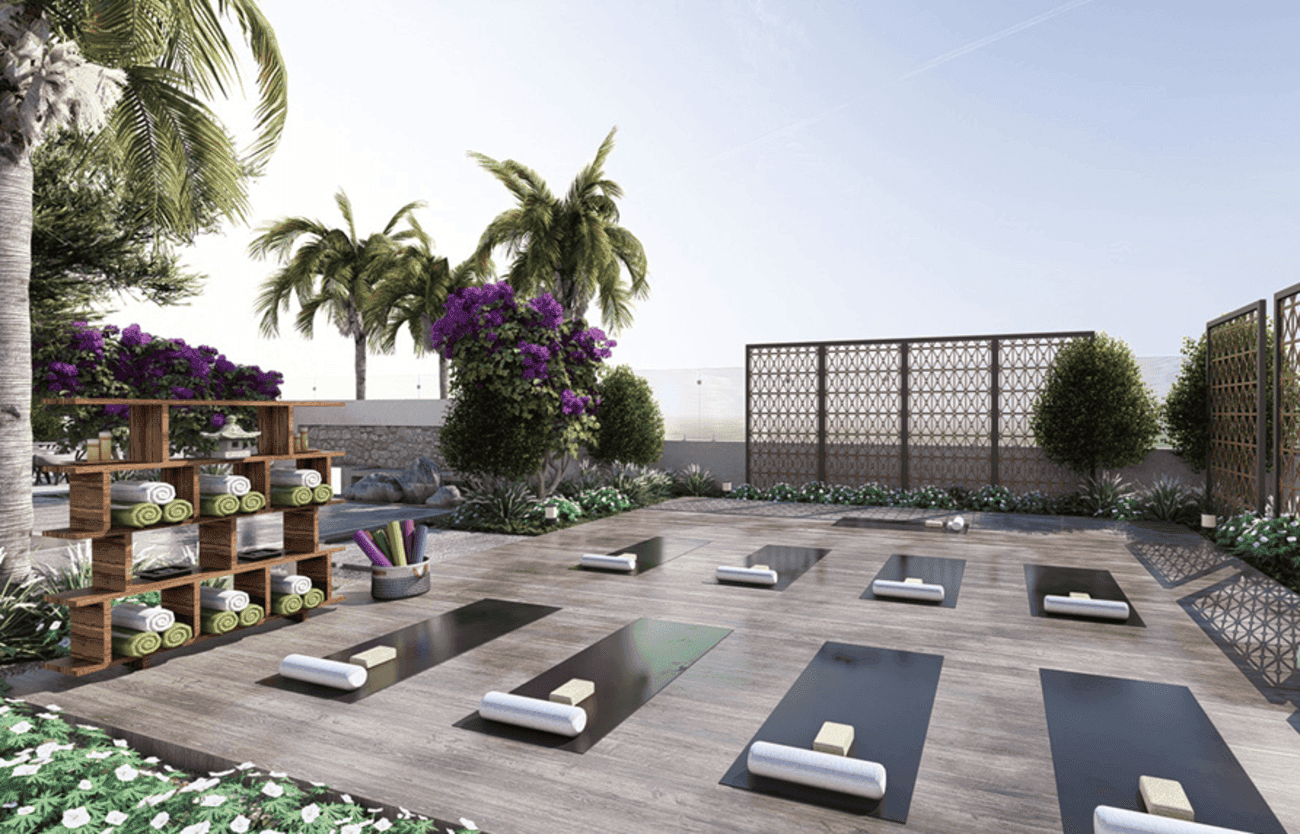 Norah Residence amenity Yoga Area - JVC (Jumeirah Village Circle), Dubai - by Al Tareq Star Real Estate Development