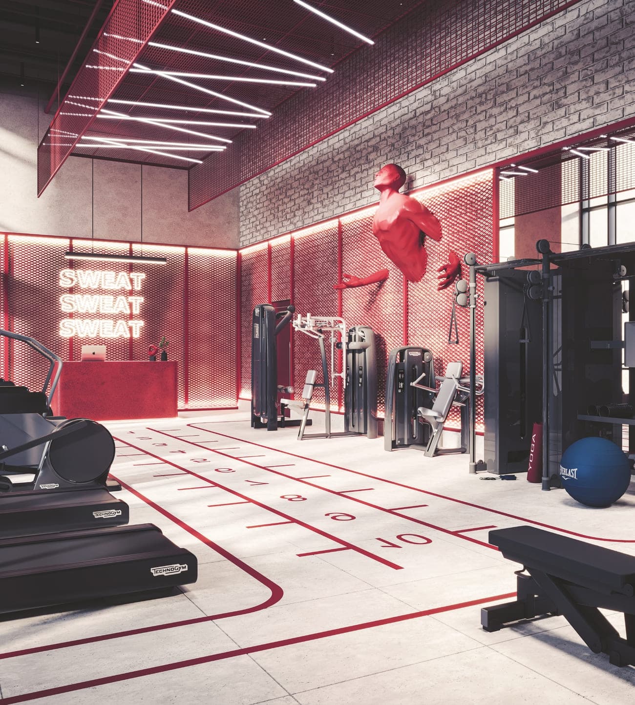 Nouran Living amenity Indoor & Outdoor Gym - Al Saadiyat island, Dubai - by ALDAR