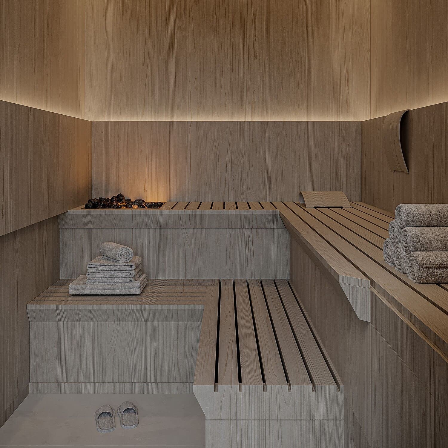 Nuvana By Wadan amenity Sauna - Dubai Islands, Dubai - by WADAN Developments