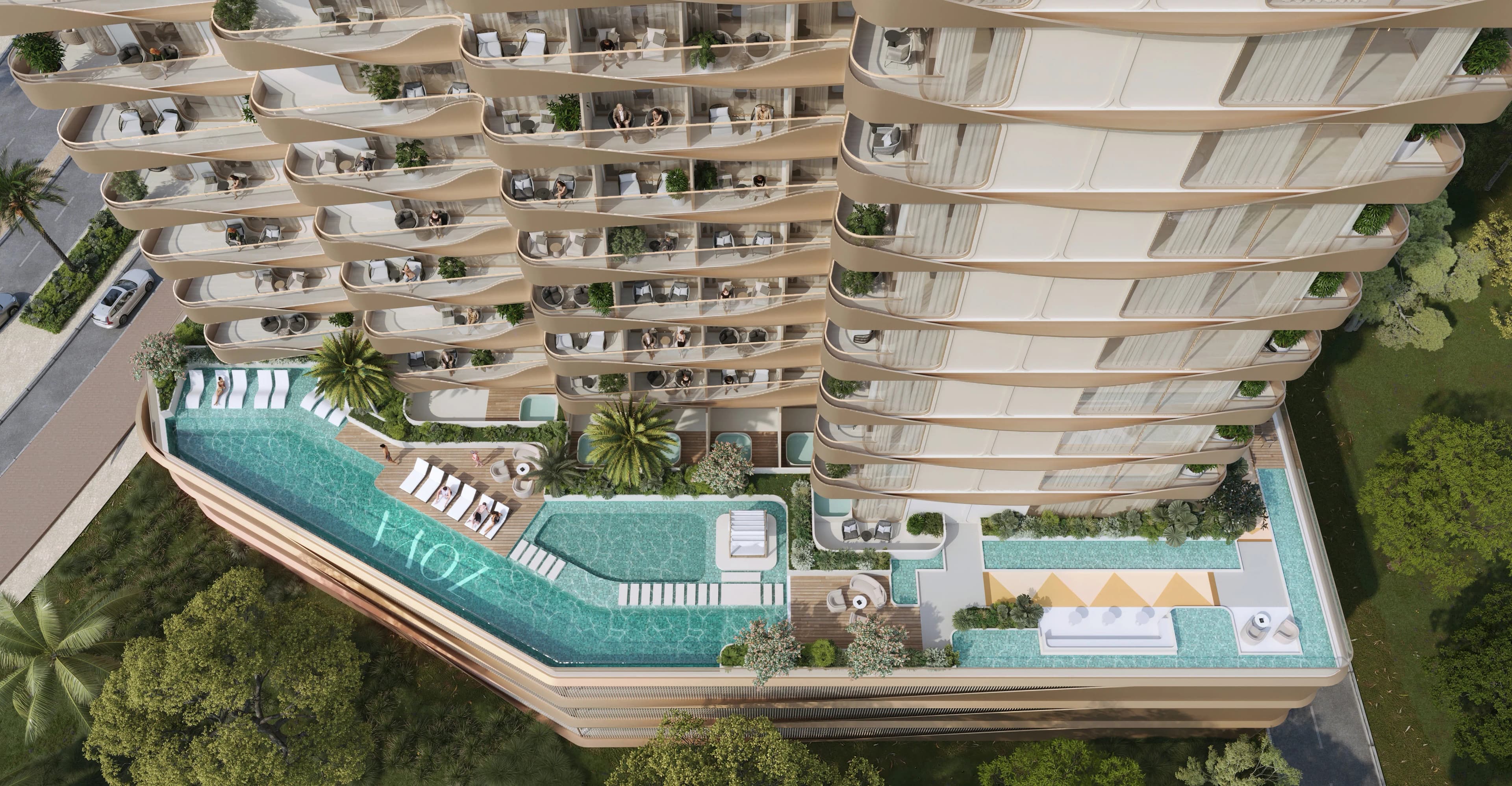 Nuve by Zoya amenity Infinity Pool & Jacuzzi - Dubai Residence Complex, Dubai - by Zoya Developments