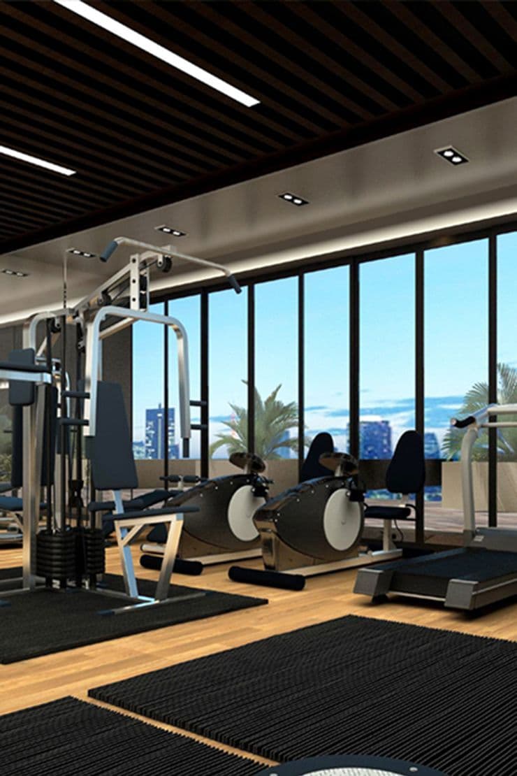 O Ten amenity State-Of-The-Art Gym - Al Jaddaf, Dubai - by AQUA Properties