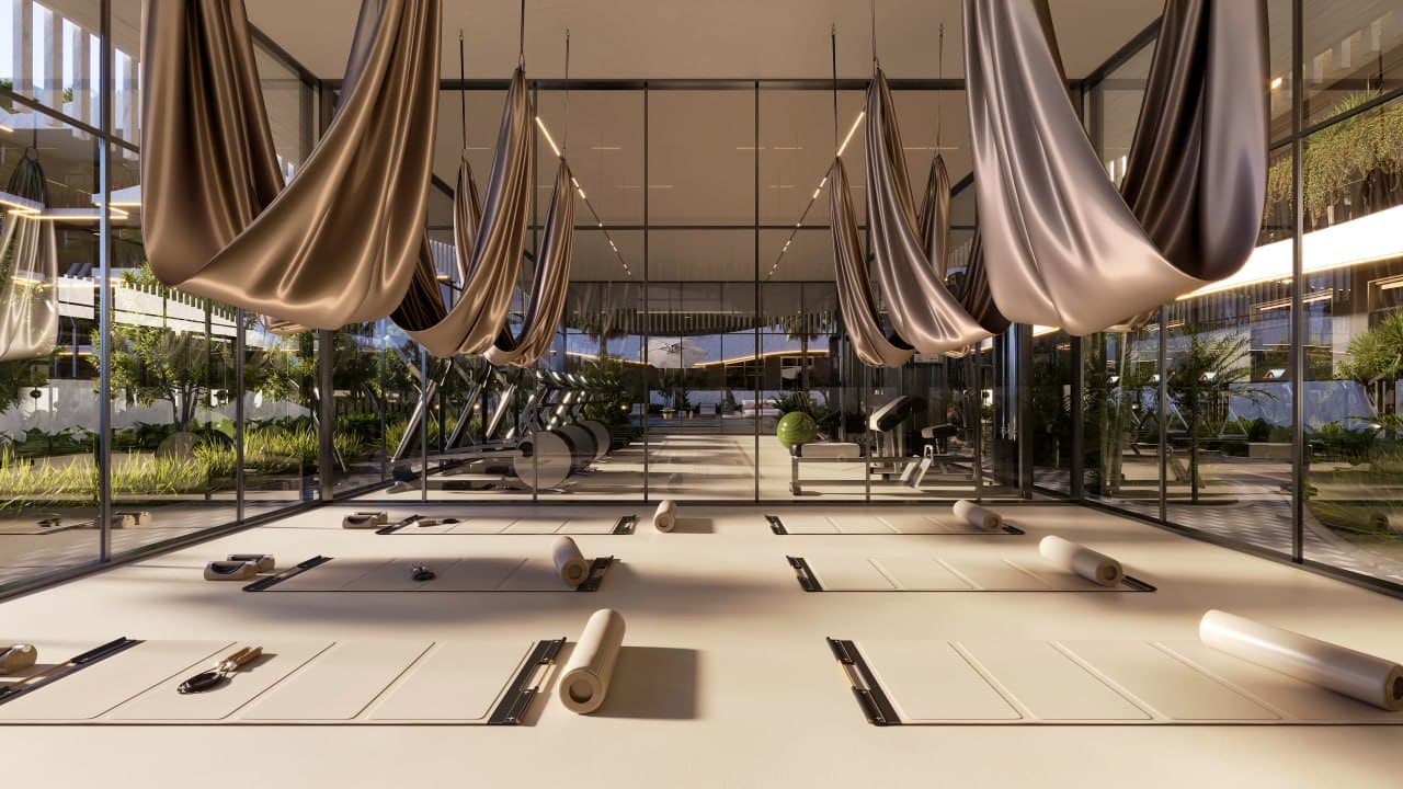Oasis Residences amenity Yoga Zone - Dubai South, Dubai - by HZ DEVELOPMENT