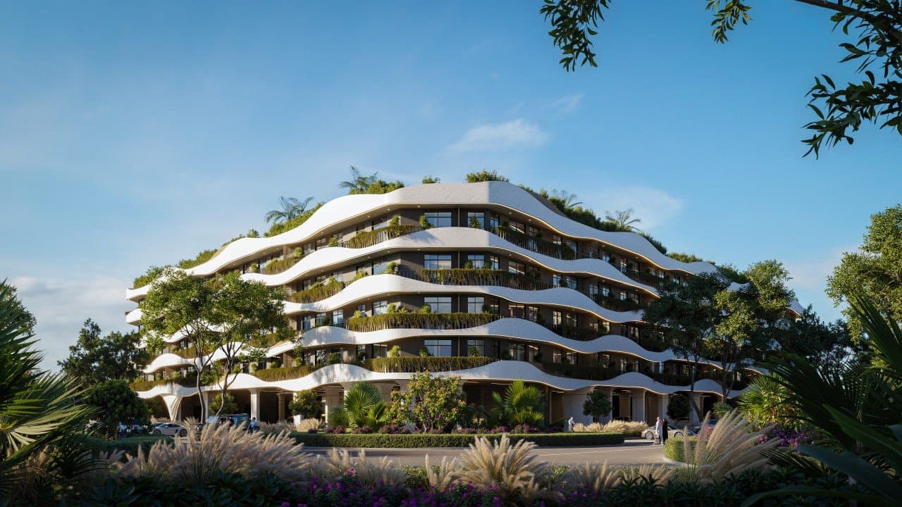 Oasis Residences exterior view - Dubai South, Dubai - by HZ DEVELOPMENT