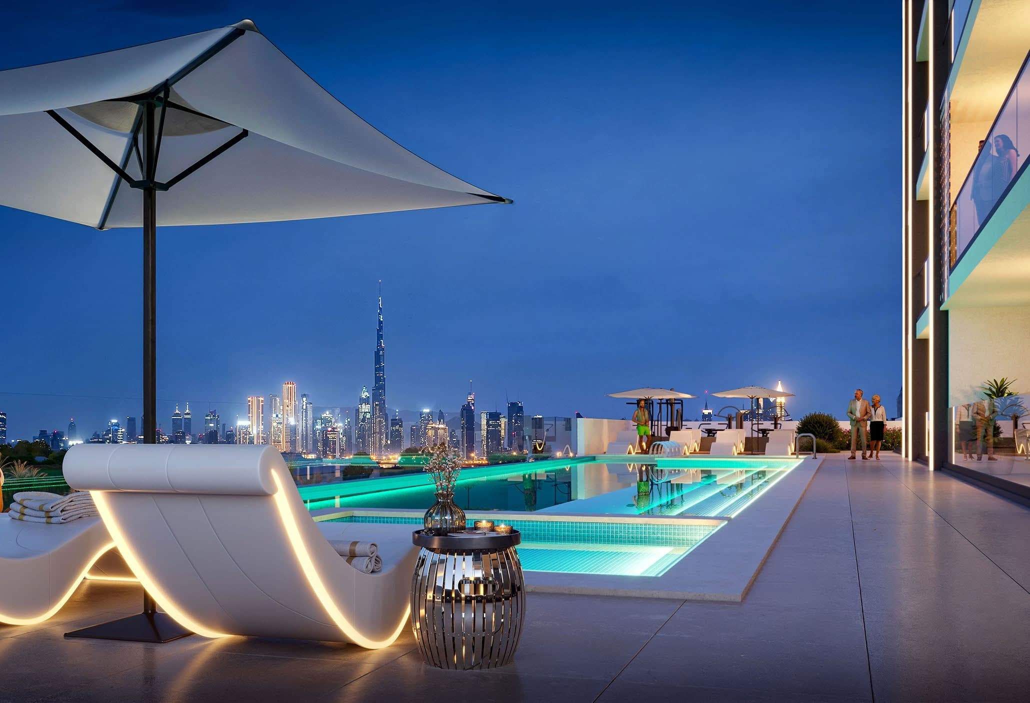 Ocean Crest amenity Swimming Pool - Dubai Islands, Dubai - by Samana