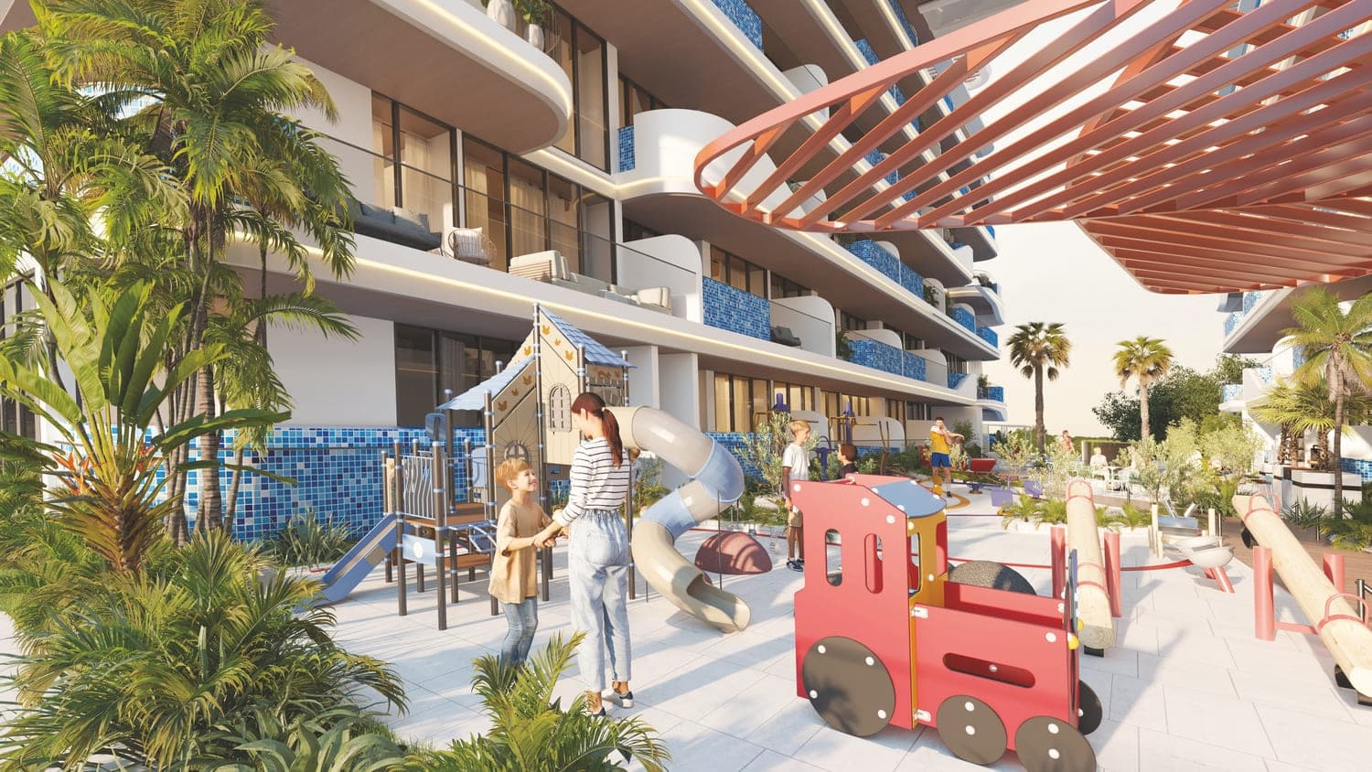 Ocean Pearl 1 and 2 amenity Kids Play Area - Dubai Islands, Dubai - by Samana