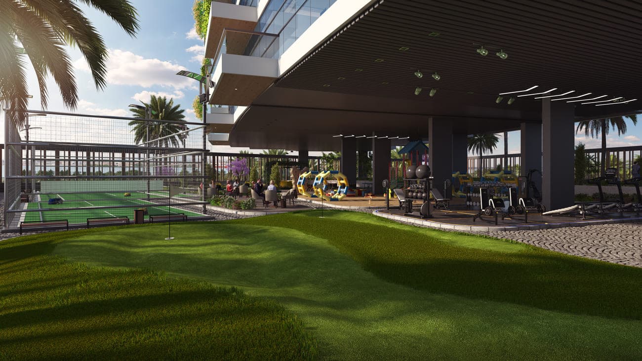 Ocean Tower amenity Kids Playground & Sand Area in Dubai Islands, Dubai, by AAA Real Estate Development