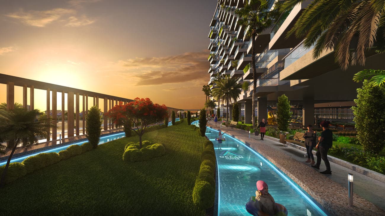 Ocean Tower amenity Kids Pool in Dubai Islands, Dubai, by AAA Real Estate Development