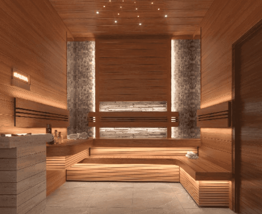 Ocean Tower amenity Sauna - Dubai Islands, Dubai - by AAA Real Estate Development