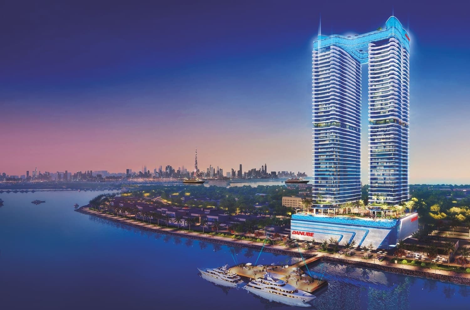 Oceanz exterior view - Maritime City, Dubai - by Danube