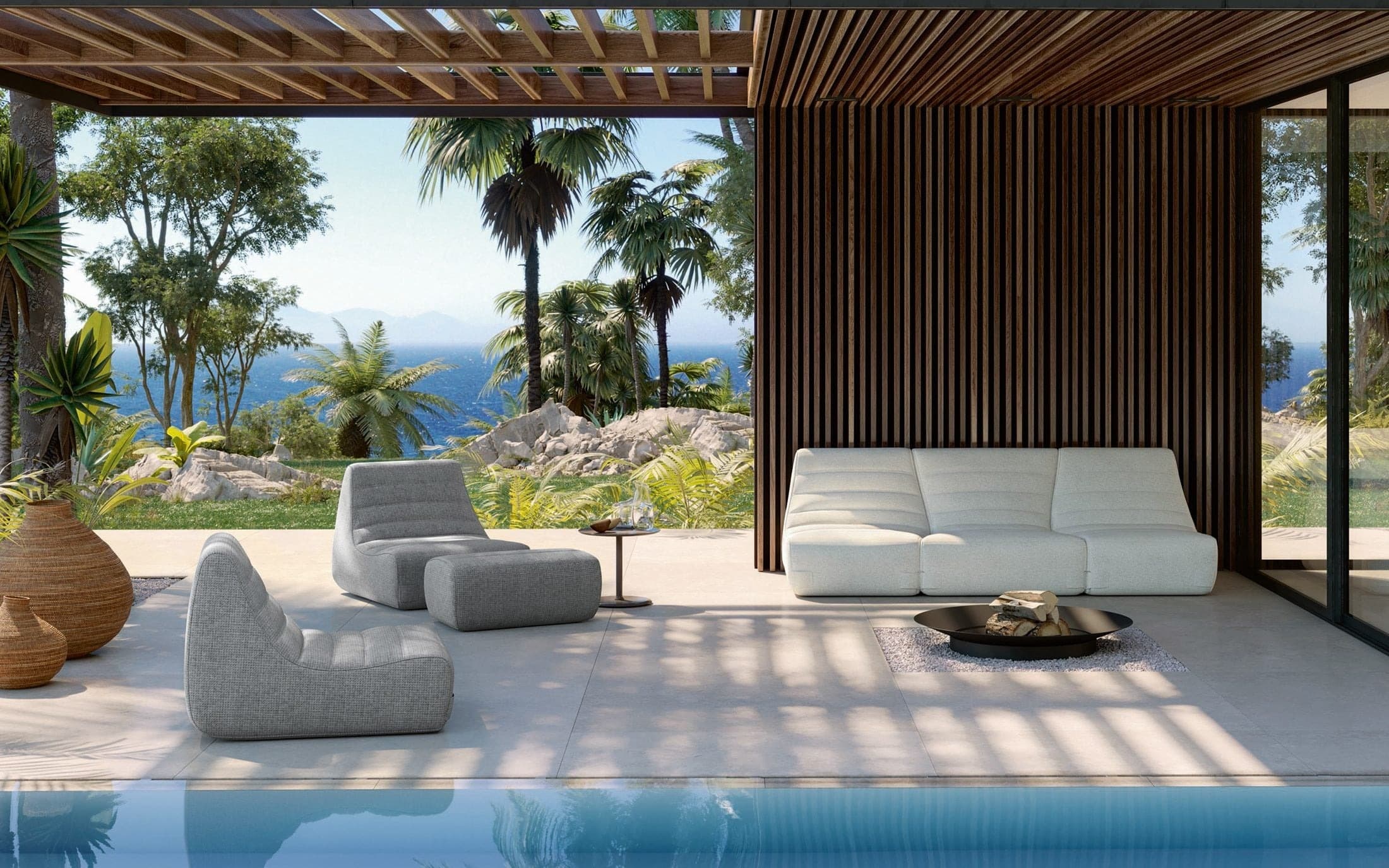 Octa Isle Interiors by Missoni amenity Sunken Seating - Dubai Islands, Dubai - by OCTA Development