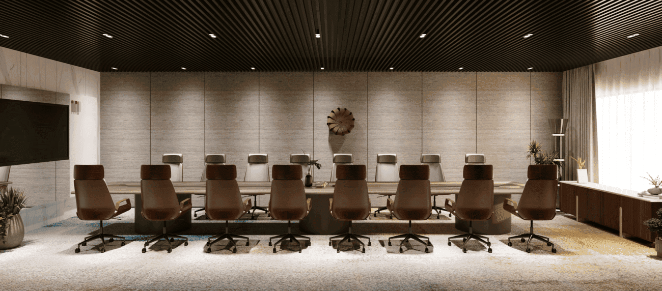 Olaia Residences amenity Business Center in Palm Jumeirah, Dubai, by Gulf House Real Estate Development