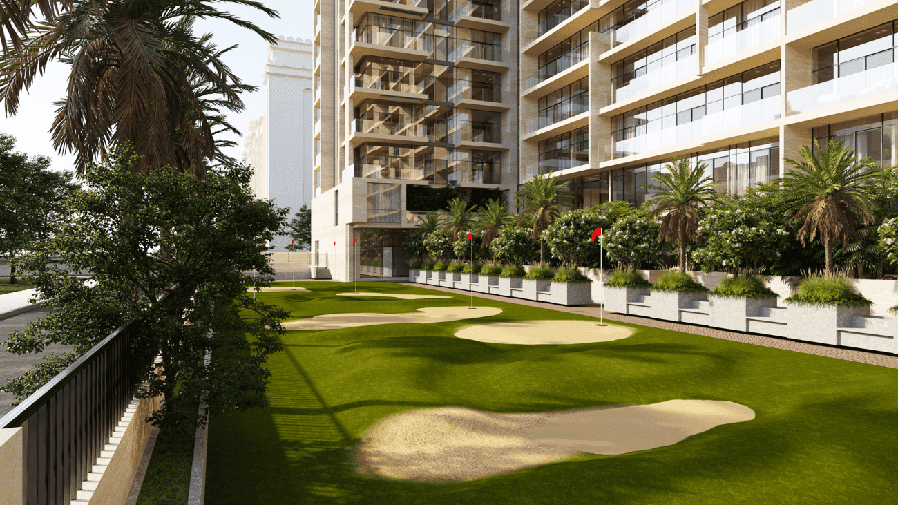 Olaia Residences amenity Mini Golf - Palm Jumeirah, Dubai - by Gulf House Real Estate Development