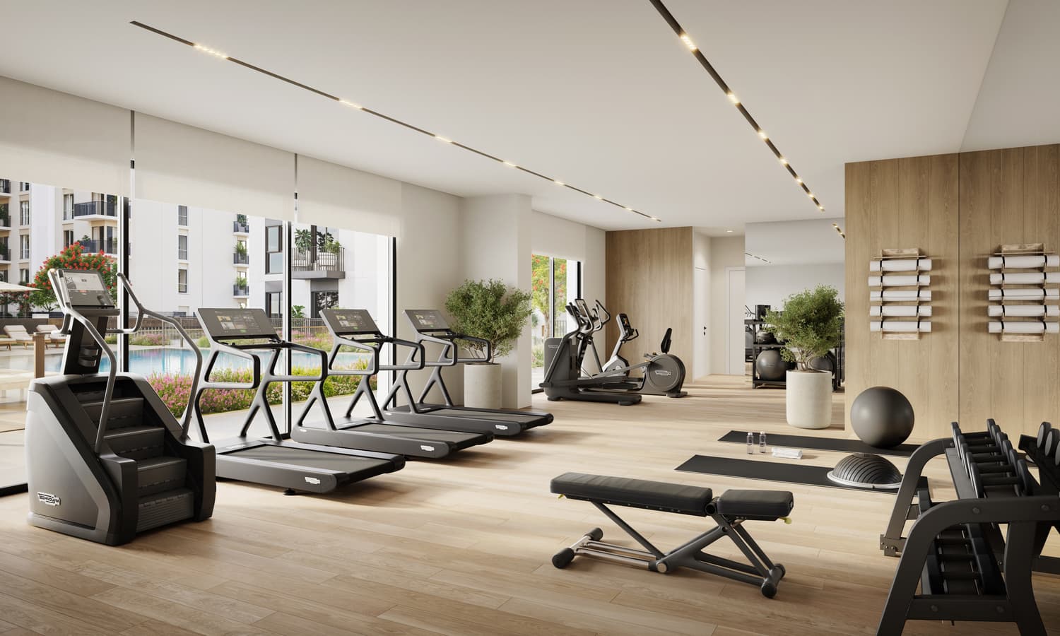 Olbia amenity Fitnness Club - Town Square, Dubai - by Nshama Group