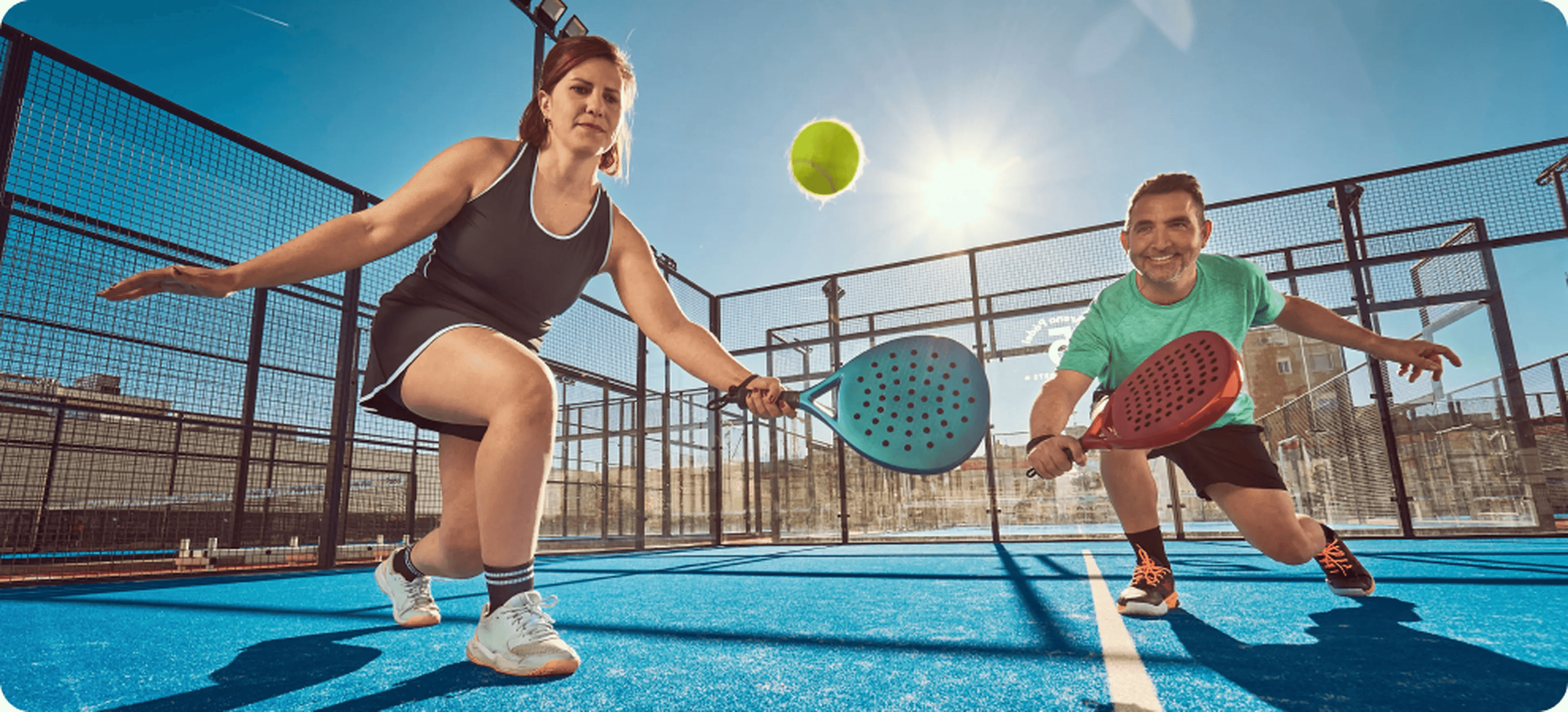 Olbia amenity Padel Court - Town Square, Dubai - by Nshama Group
