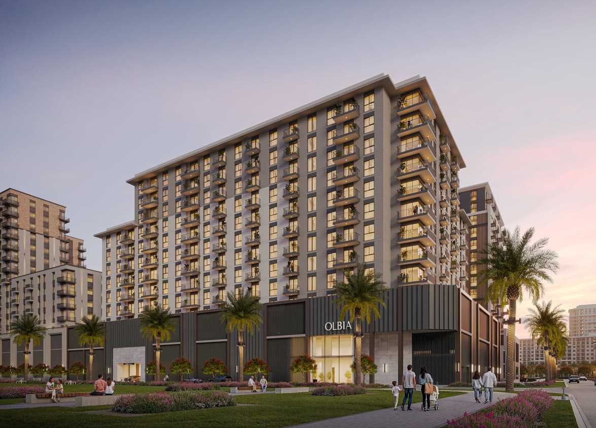 Olbia exterior view - Town Square, Dubai - by Nshama Group