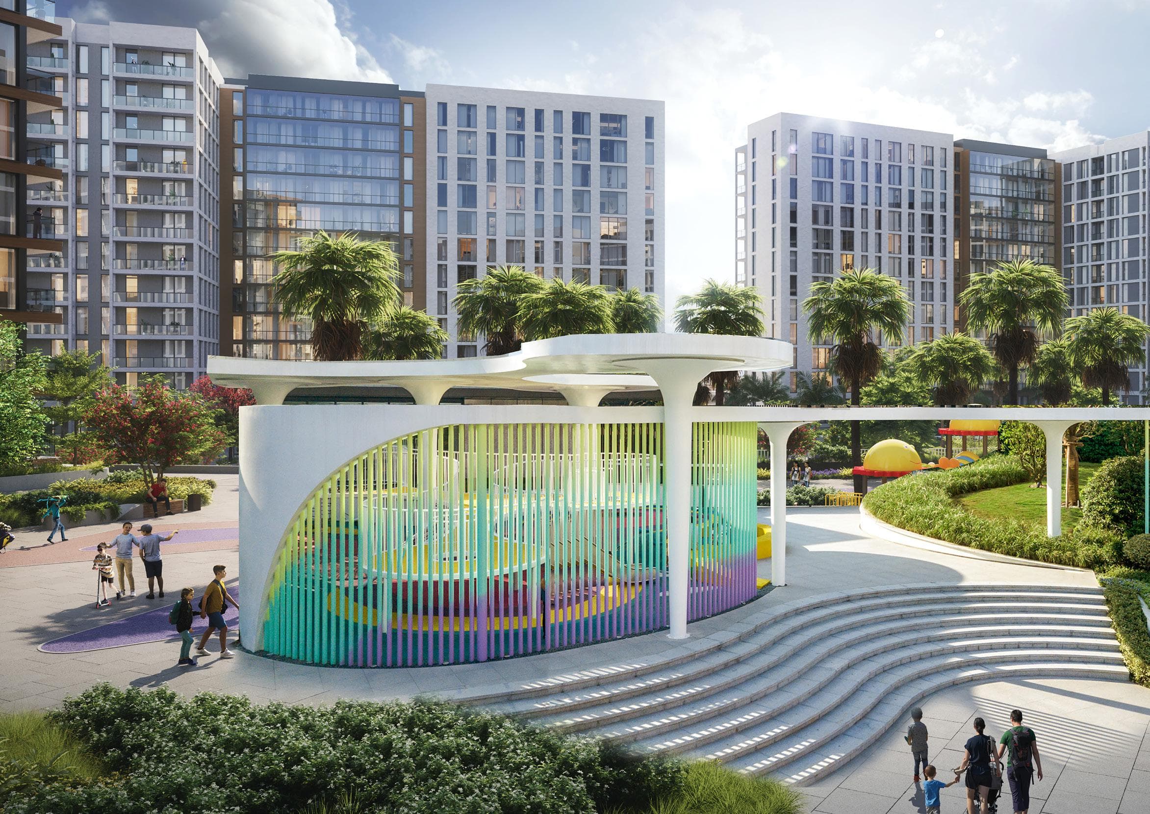Olfah amenity Kids Play Area - Muwaileh Commercial, Dubai - by Alef Group