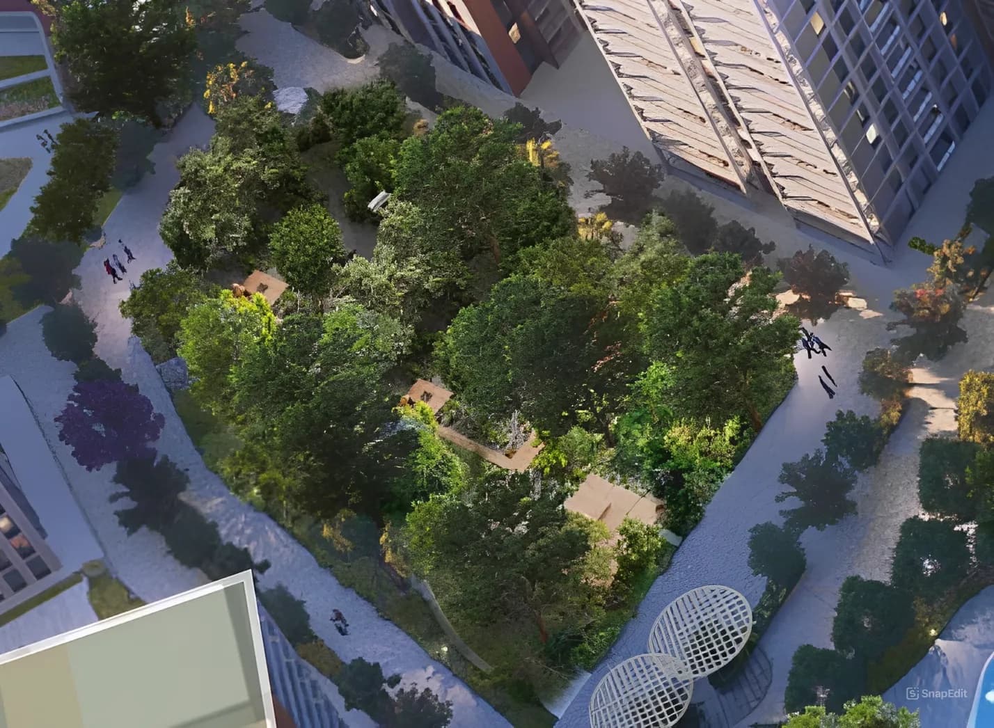 Olfah amenity Open Green Spaces - Muwaileh Commercial, Dubai - by Alef Group