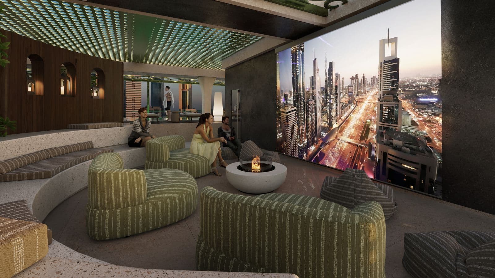 Olivia Gardens amenity Outdoor Cinema Under The Stars - Al Satwa, Dubai - by Segrex Development