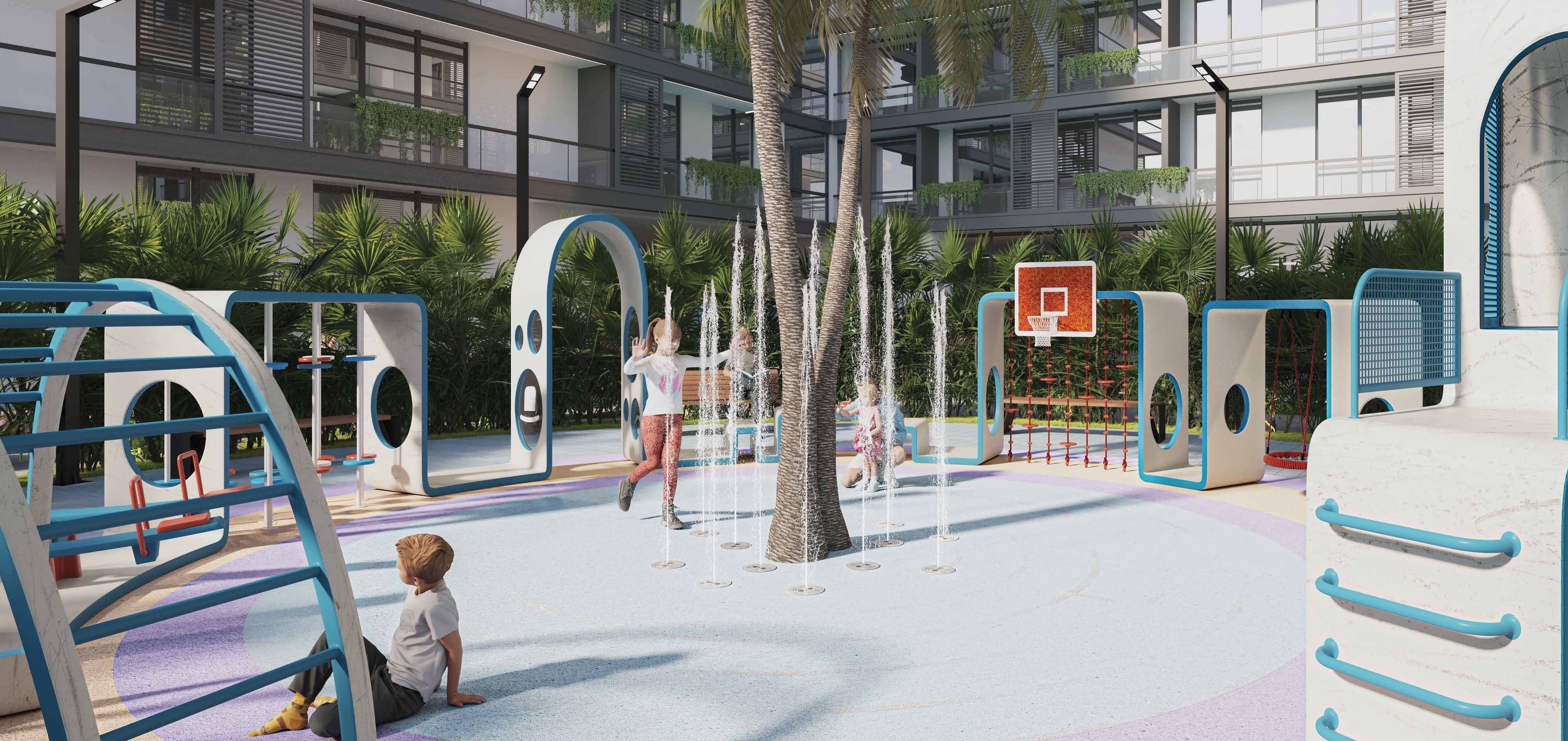 Olivia Residences amenity Kids Play Area - Dubai Investments Park, Dubai - by Karma Developers
