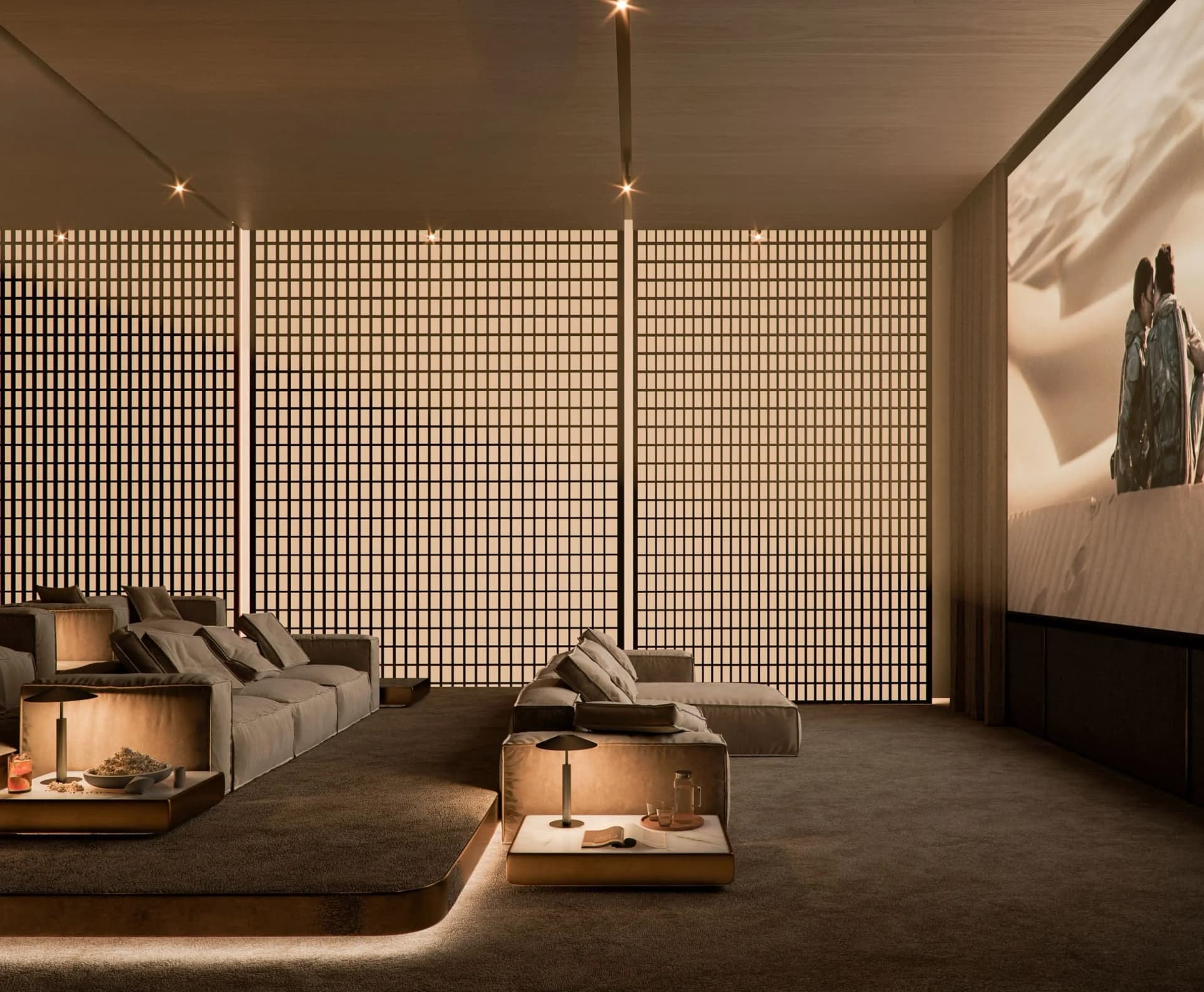 Omoria Private Residences amenity Private Cinema in Dubai Islands, Dubai, by Innovate Living