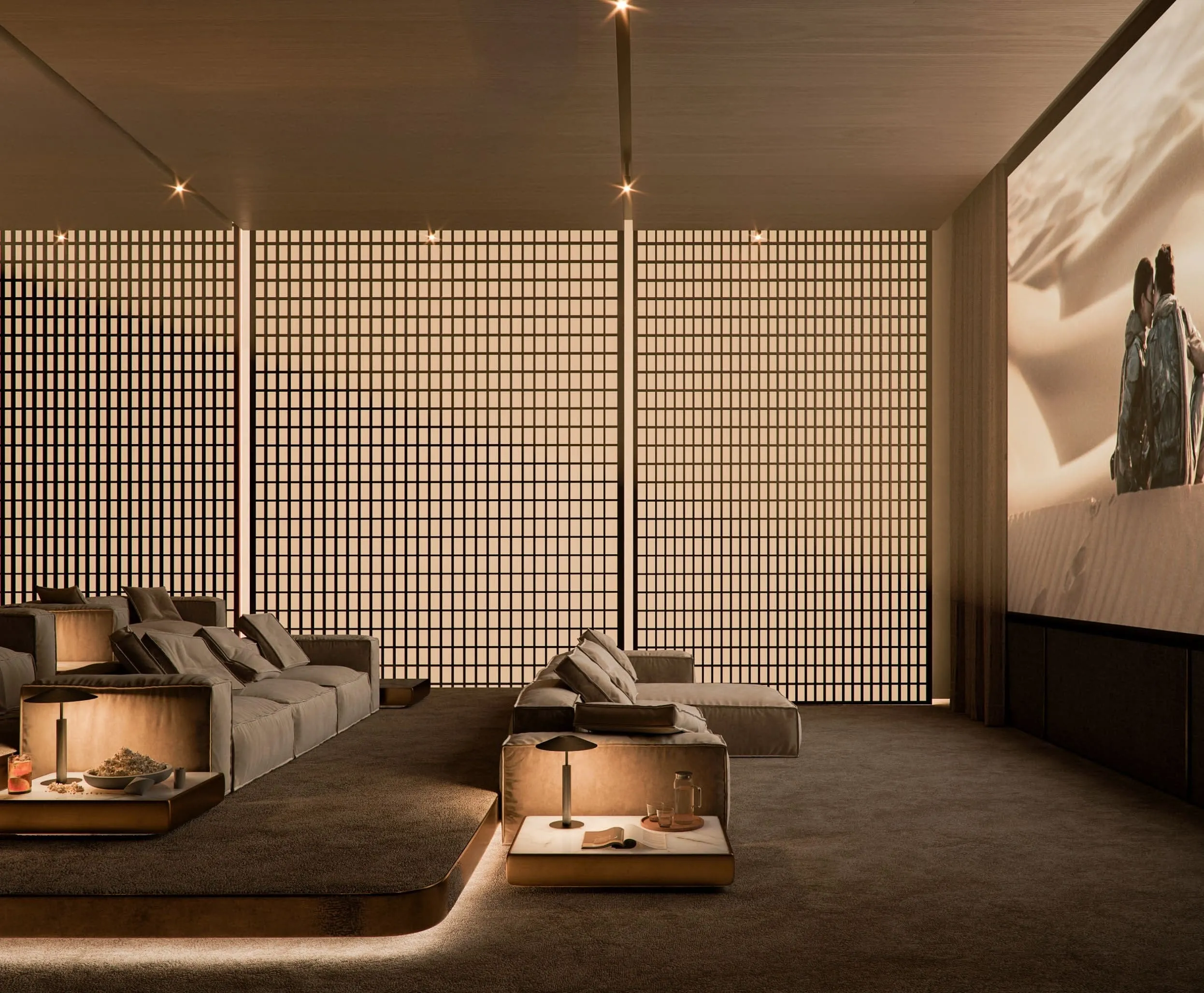 Omoria Private Residences amenity Private Cinema - Dubai Islands, Dubai - by Innovate Living