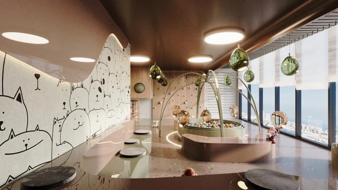 Omya Residence amenity Kids Play Area - Jebel Ali Village, Dubai - by Pantheon