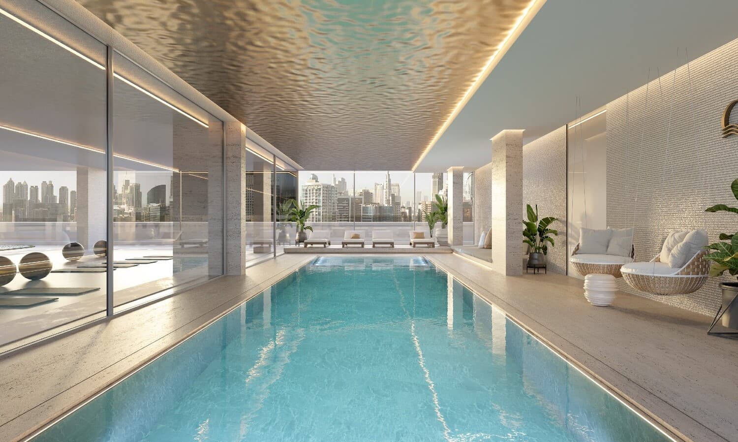 Onda by Kasco amenity Indoor Swimming Pool - Business Bay, Dubai - by Kasco Developments