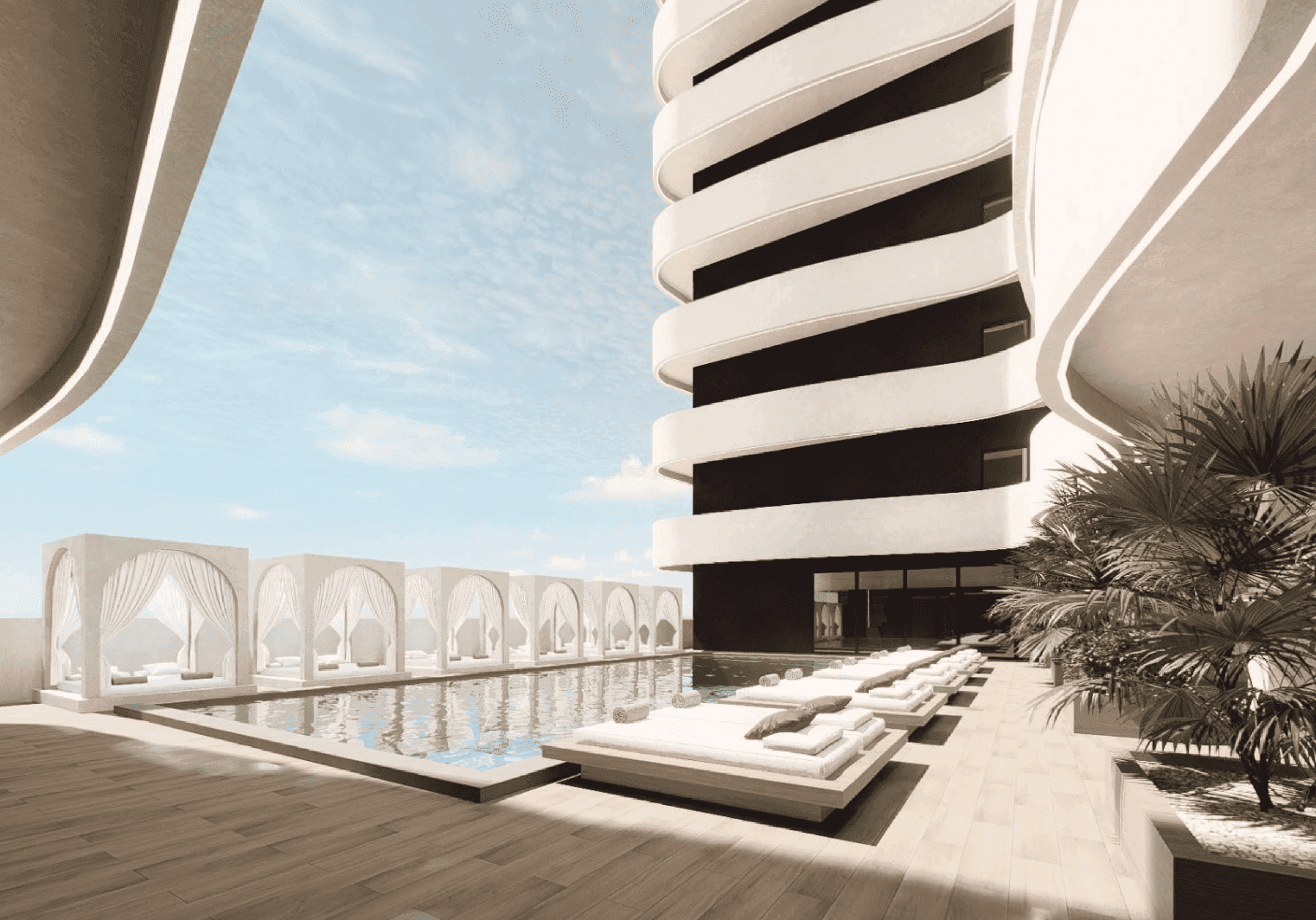 One 678 Residences amenity Swimming Pool - Al Yasmeen, Dubai - by GJ Properties