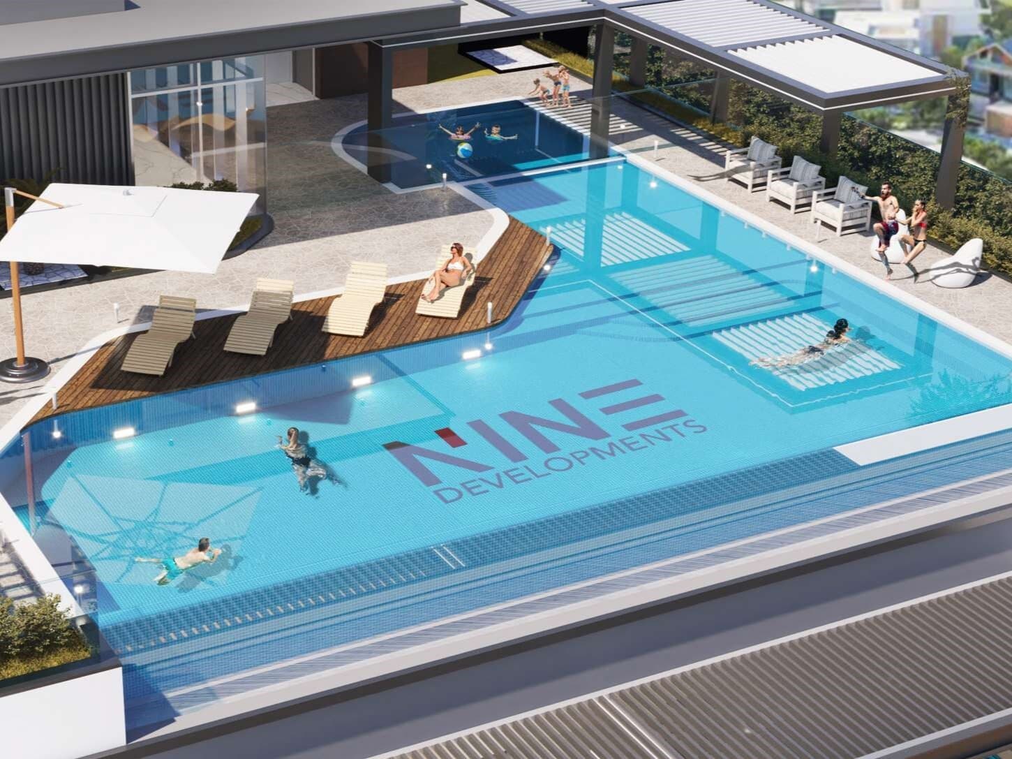 One by Nine amenity Swimming Pool - Meydan (Nad Al Sheba 1), Dubai - by Nine Developments
