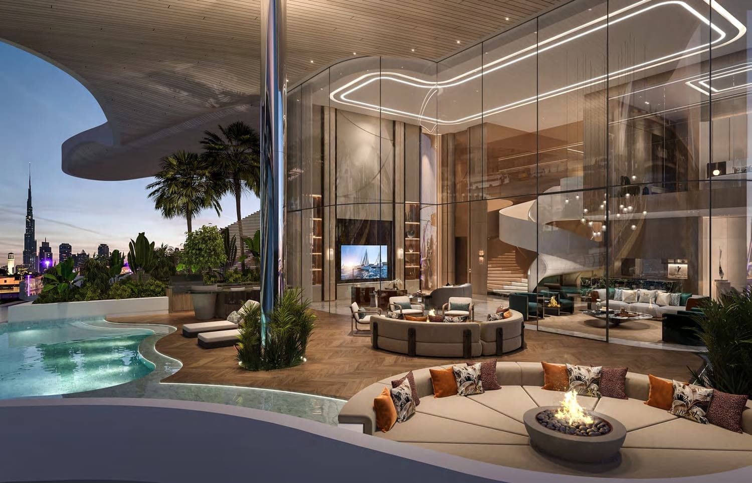 One Canal Residences amenity Outdoor Dining Area - Safa Park, Dubai - by AHS Properties