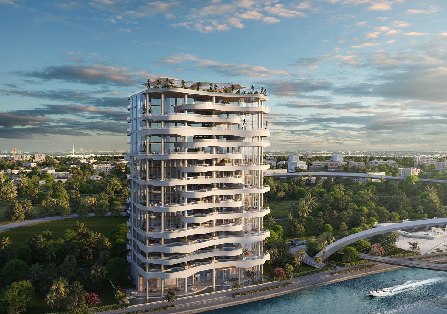 One Canal Residences exterior view - Safa Park, Dubai - by AHS Properties