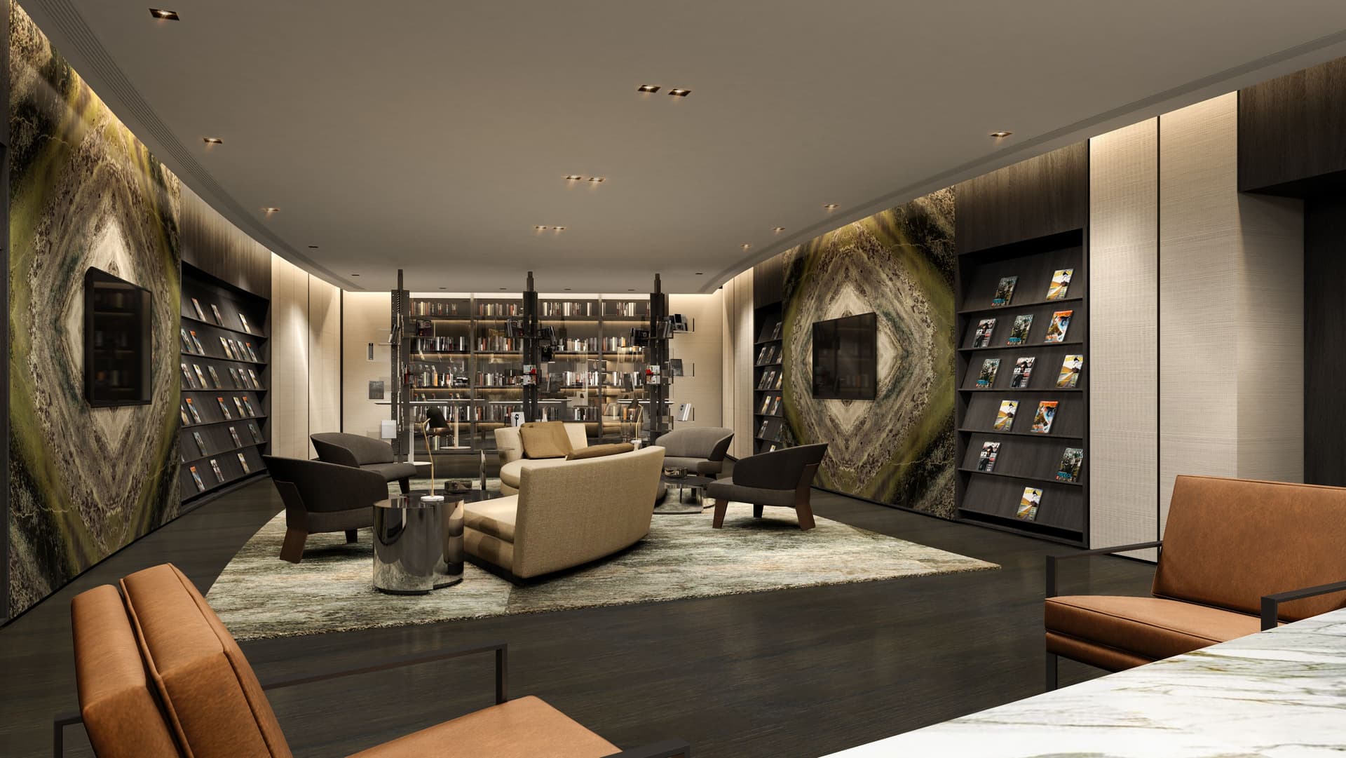 One Crescent Palm amenity Residents Lounge in Palm Jumeirah, Dubai, by AHS Properties
