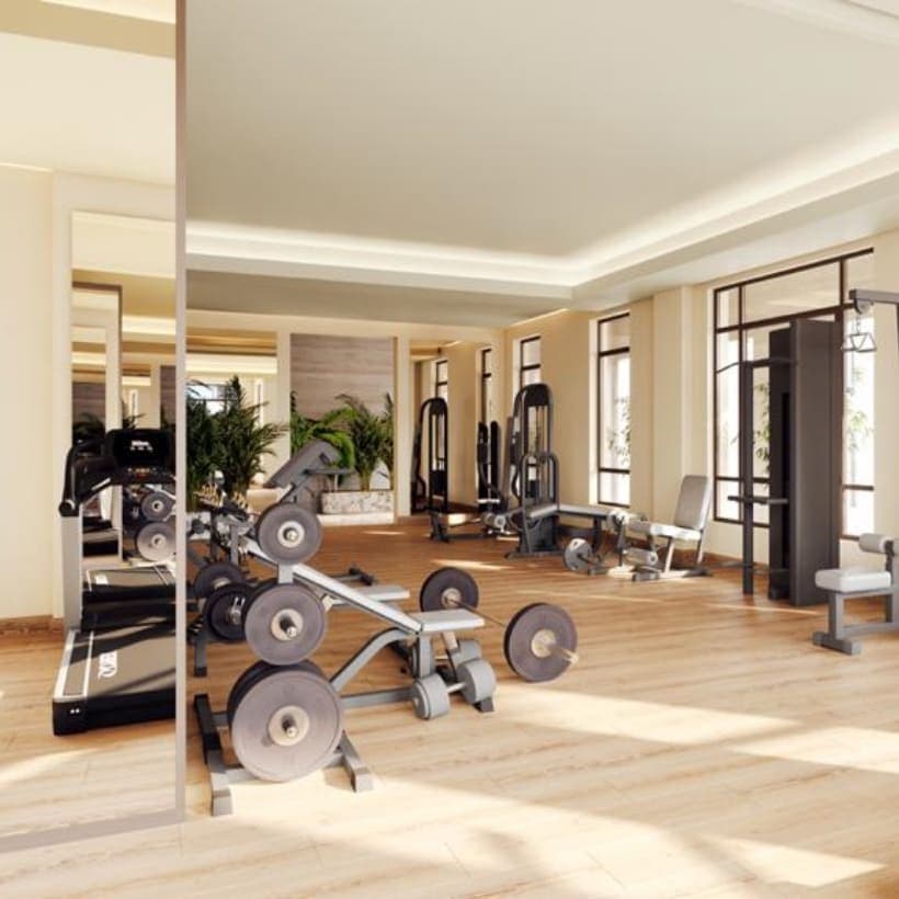 One Reem Island amenity Gym With Panoramic View - Abu Dhabi, Dubai - by SAAS Properties