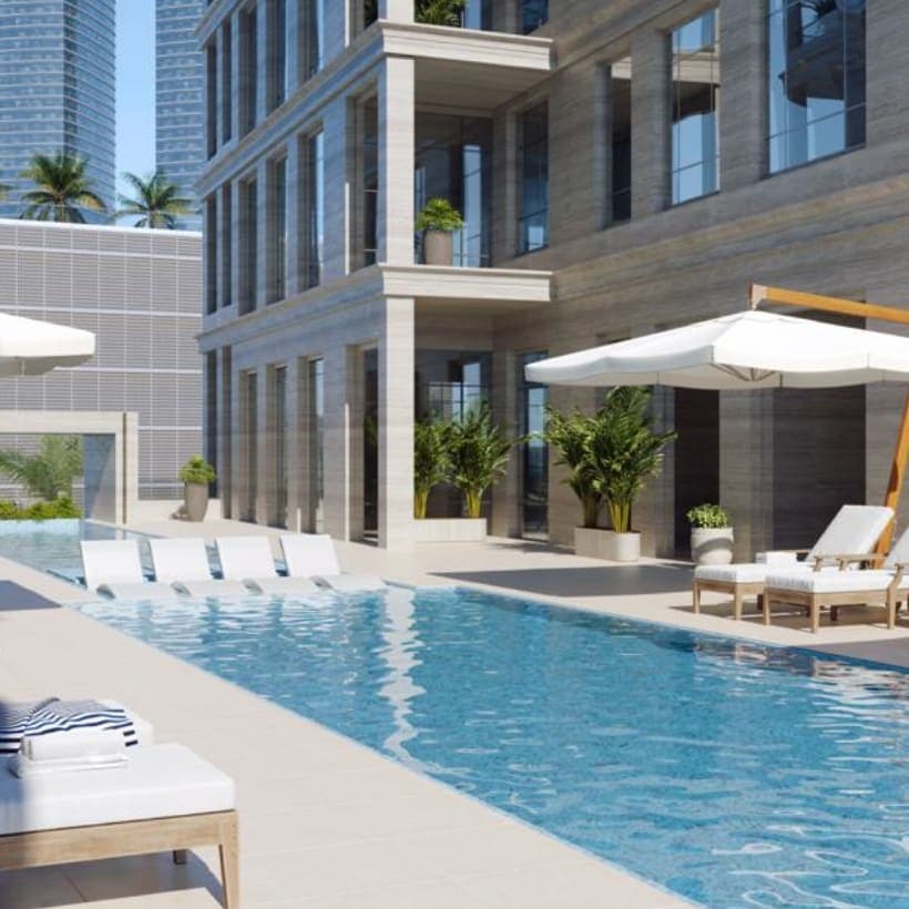 One Reem Island amenity Scenic Volcanic Rock Infinity Pool - Abu Dhabi, Dubai - by SAAS Properties