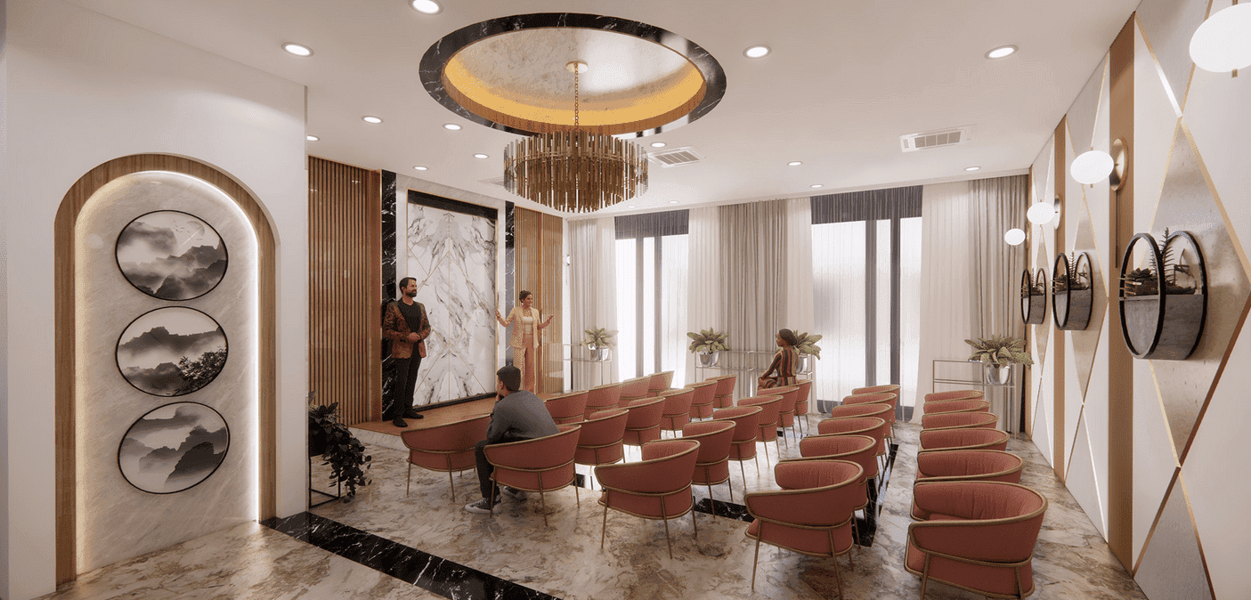 Opalz amenity Party Hall in Dubai Science Park, Dubai, by Danube