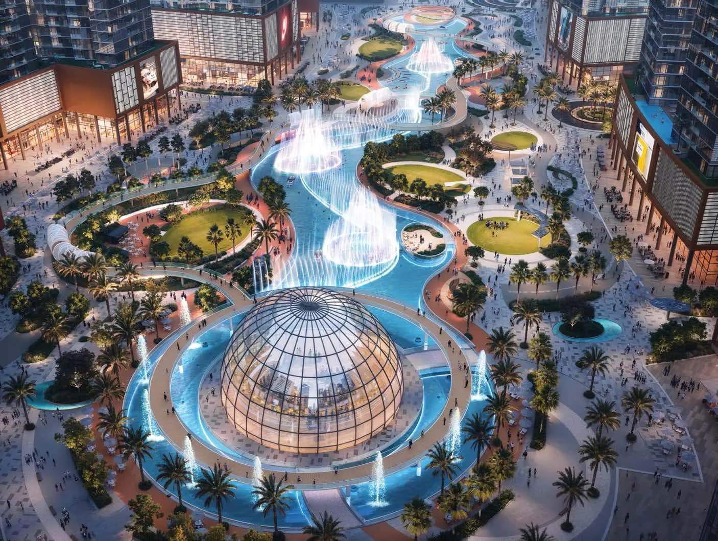 Orchid Towers Phase 1 amenity Lagoon Promenade & Adventures - Ragayeb, Dubai - by Tiger Group