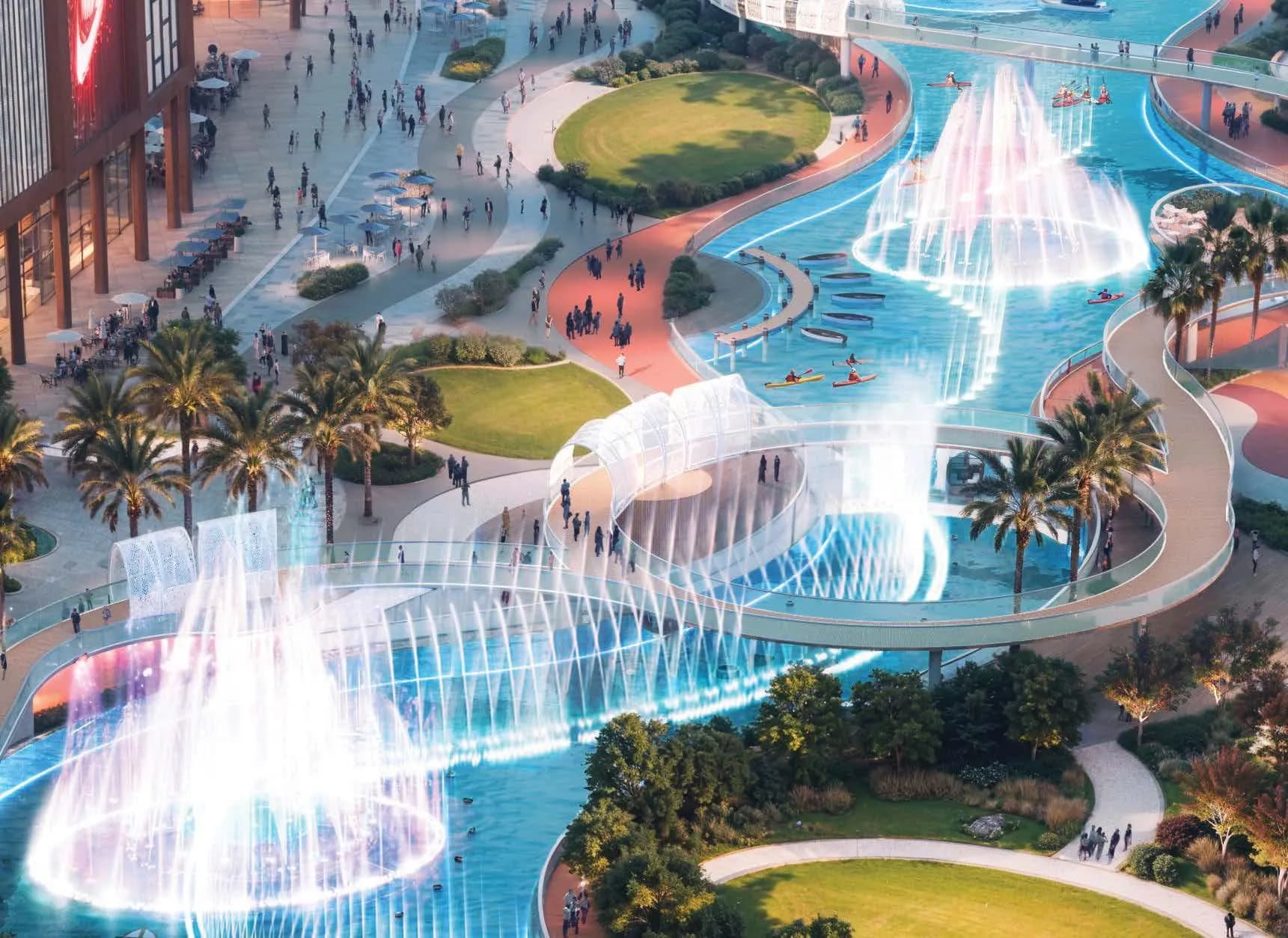 Orchid Towers Phase 1 amenity Water Fountains - Ragayeb, Dubai - by Tiger Group