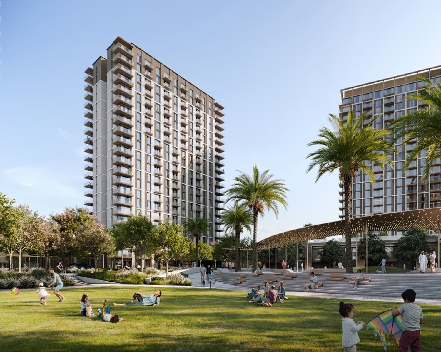 Oria exterior view - Dubai Creek Harbour, Dubai - by Emaar